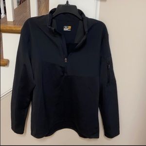 Under Armour Black Half Zip jacket- Loose Fit